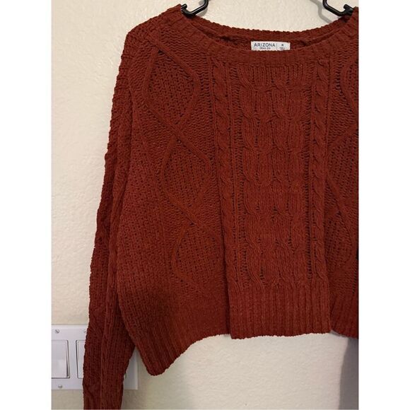 ARIZONA JEANS CO CREW NECK CROPPED SWEATER - Picture 8 of 8